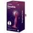 Satisfyer Double Ball-R - sugekoppvekter dildo (rød)