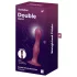 Satisfyer Double Ball-R - sugekoppvekter dildo (rød)