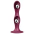 Satisfyer Double Ball-R - sugekoppvekter dildo (rød)