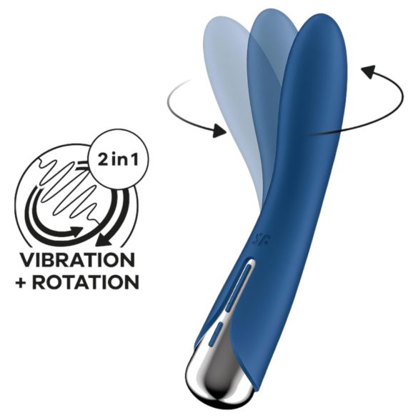 Satisfyer Spinning Vibe 1 - roterende G-punkt vibrator (blå)