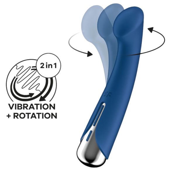 Satisfyer Spinning G-Spot 1 - roterende G-punktvibrator (blå)