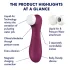 Satisfyer Pro 2 Gen3 - appstyrt klitorisstimulator med lufttrykkbølger (rød)
