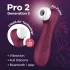 Satisfyer Pro 2 Gen3 - appstyrt klitorisstimulator med lufttrykkbølger (rød)