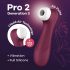 Satisfyer Pro 2 Gen3 - Lydløs klitorisstimulator (rød)