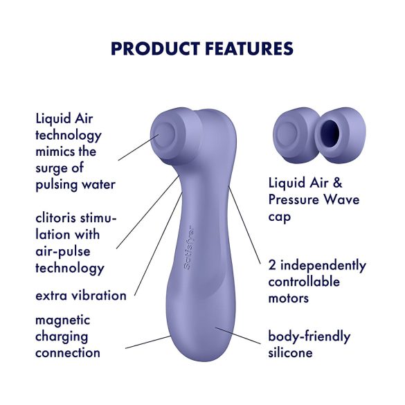 Satisfyer Pro 2 Gen3 - Oppladbar Klitorisstimulator med Lufttrykk (Lilla)
