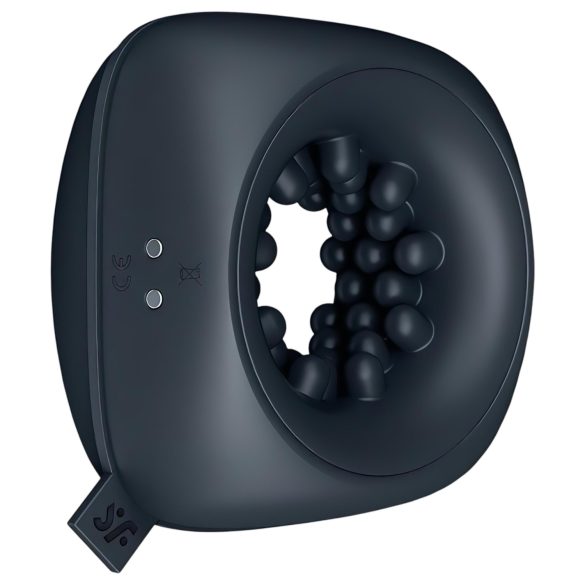 Satisfyer Ring Stroker - Oppladbar, vibrerende masturbator (svart)