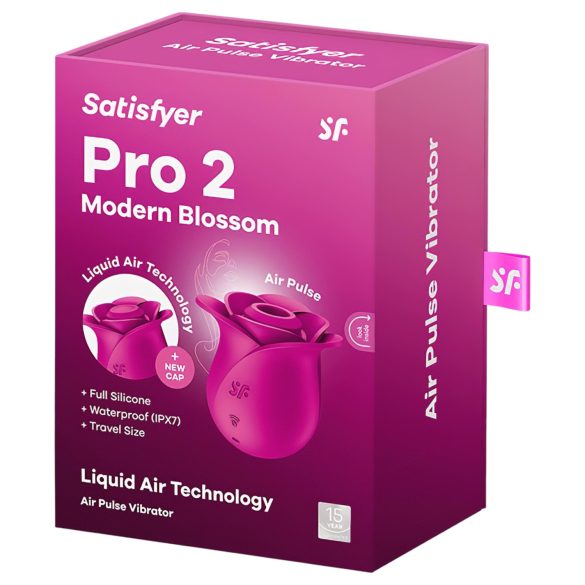 Satisfyer Pro 2 Modern Blossom - luftbølge-klitorisstimulator (rosa)