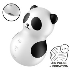   Satisfyer Pocket Panda - luftbølge klitorisstimulator (svart)