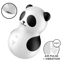   Satisfyer Pocket Panda - luftbølge klitorisstimulator (svart)