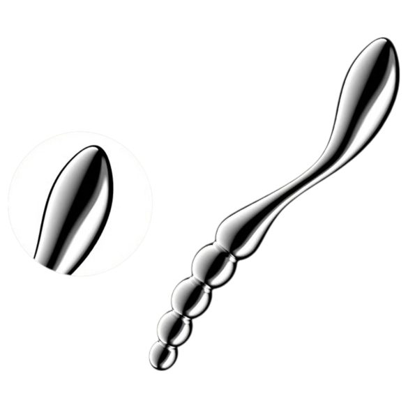 Satisfyer Star Force 1 – Kuleformet ståldildo (sølv)