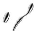 Satisfyer Star Force 1 – Kuleformet ståldildo (sølv)