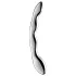 Satisfyer Cosmic Crest 2 - bølget ståldildo (sølv)