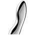 Satisfyer Cosmic Crest 2 - bølget ståldildo (sølv)