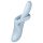 Satisfyer Heat Flex 4 - oppvarmet klitorisvibrator med arm (sølv)