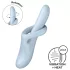 Satisfyer Heat Flex 4 - oppvarmbar klitorisvibrator med fleksibel arm (blå)