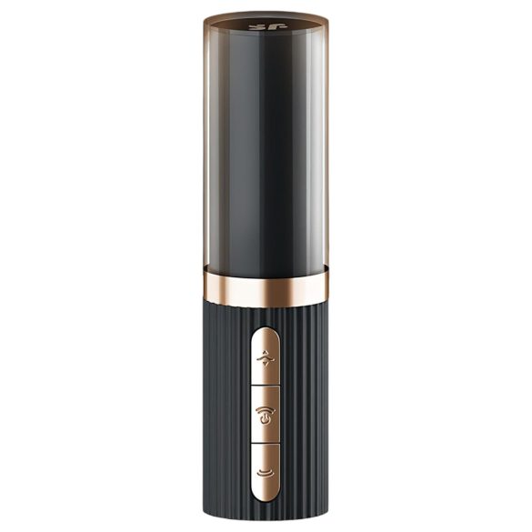 Satisfyer Deep Kiss - luftbølgeleppestiftvibrator (svart)