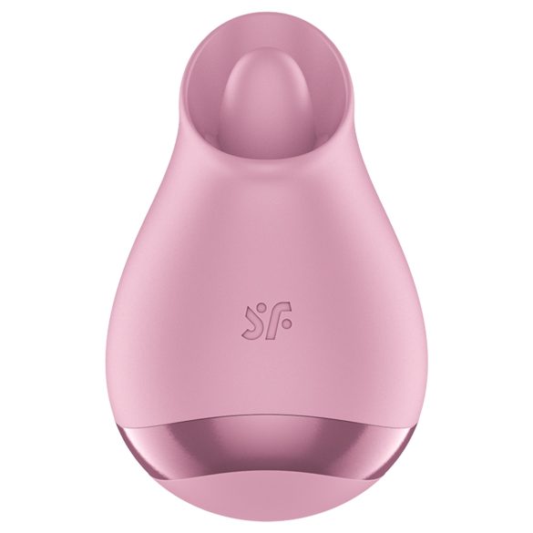 Satisfyer Tungelek - tungeformet klitorisvibrator (rosa)