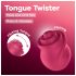 Satisfyer Tunge Twister - roterende klitorisstimulator (rosa)