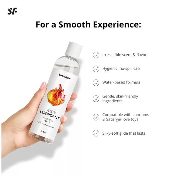 Satisfyer - varmegivende glidemiddel (300ml)