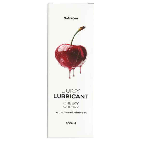 Satisfyer - smaksatt glidemiddel - kirsebær (300ml)
