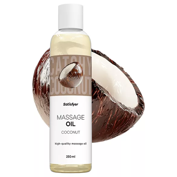 Satisfyer - massasjeolje - kokos (250ml)