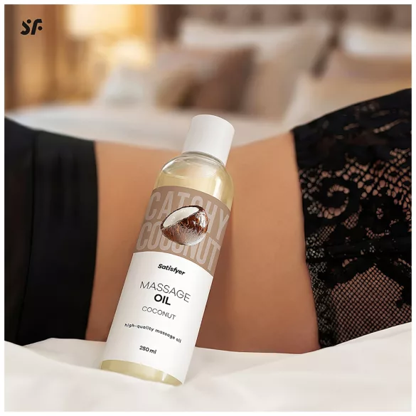 Satisfyer - massasjeolje - kokos (250ml)