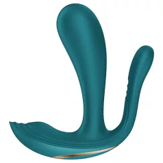 Satisfyer Top Secret+ - Trippel bærbar vibrator (grønn)