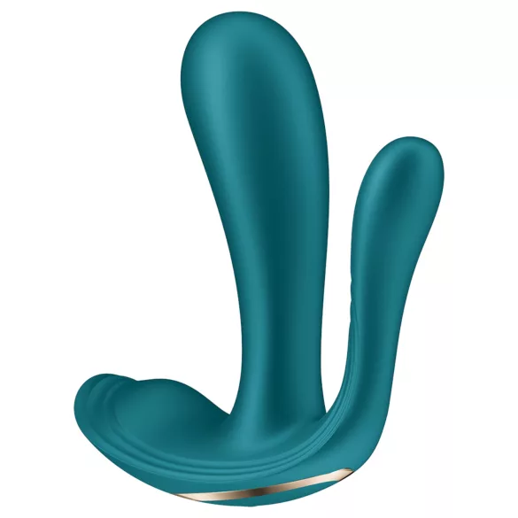 Satisfyer Top Secret+ - Trippel bærbar vibrator (grønn)