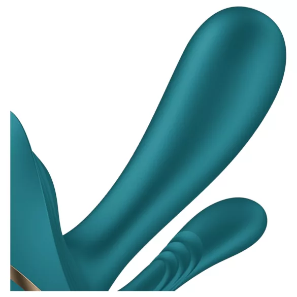 Satisfyer Top Secret+ - Trippel bærbar vibrator (grønn)