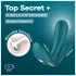 Satisfyer Top Secret+ - Trippel bærbar vibrator (grønn)