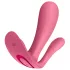 Satisfyer Top Secret+ - bærbar G-punkt- og analvibrator (rosa)