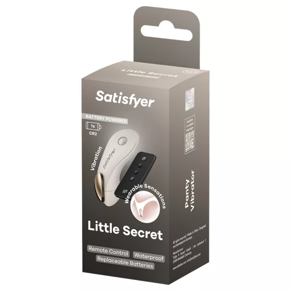 Satisfyer Little Secret - trusevibrator (hvit)
