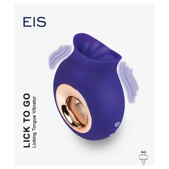 EIS Lick To Go - slikkelignende vibrator (lilla)