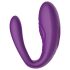 Mrow - oppladbar, vanntett parvibrator med 3 motorer (lilla)