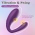 Mrow - oppladbar, vanntett parvibrator med 3 motorer (lilla)