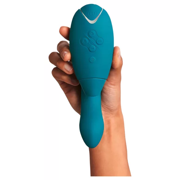 Womanizer DUO 2 - klitorissugende rabbitvibrator (petrol)