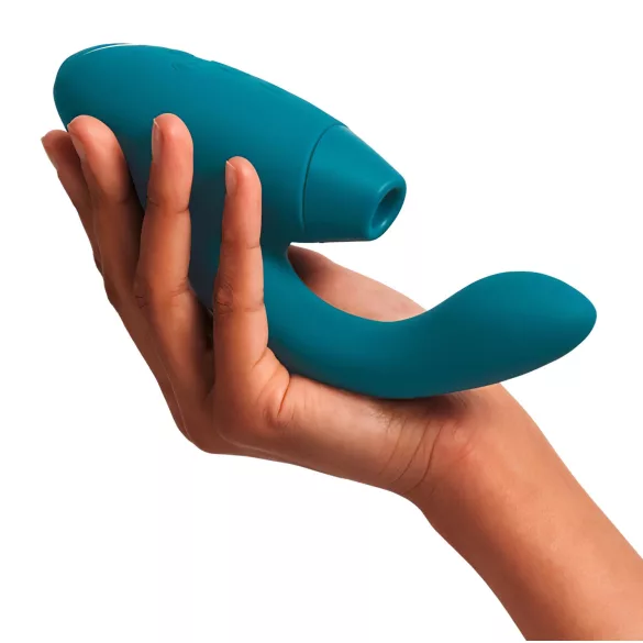 Womanizer DUO 2 - klitorissugende rabbitvibrator (petrol)