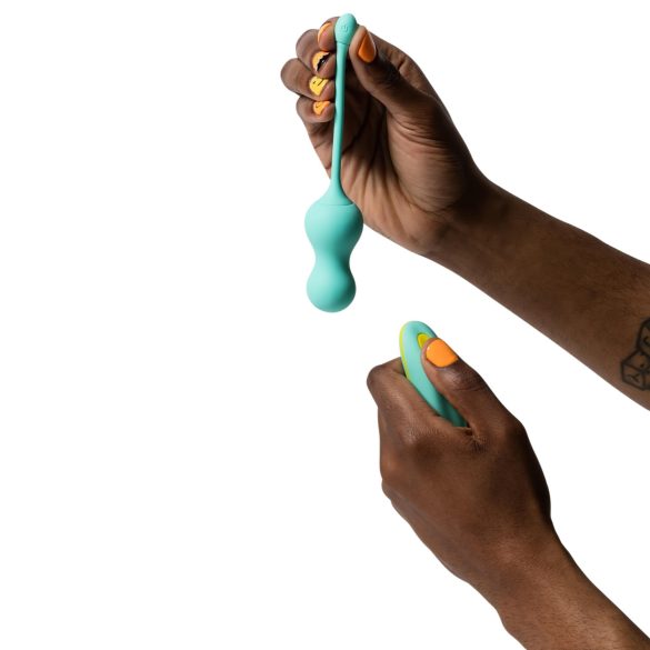 ROMP Cello - vibrerende kuler med fjernkontroll (grønn)