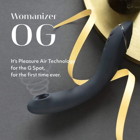 Womanizer OG - oppladbar 2-i-1 lufttrykkvibrator (svart)