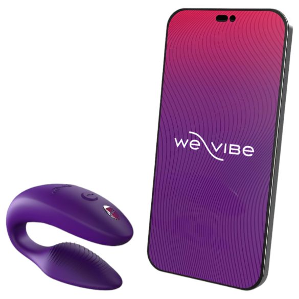 We-Vibe Sync - smart, oppladbar parvibrator med fjernkontroll (lilla)