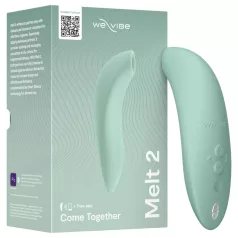   We-Vibe Melt 2 - App-styrt klitorisstimulator med luftbølger (turkis)
