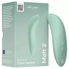   We-Vibe Melt 2 - App-styrt klitorisstimulator med luftbølger (turkis)