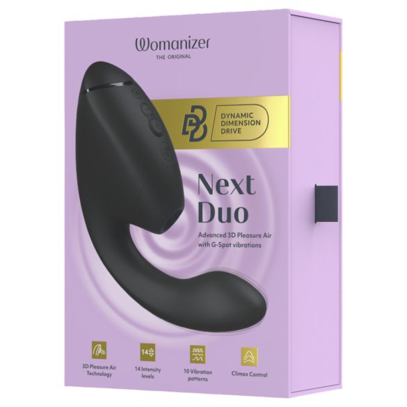 Womanizer Next Duo - 2i1 G-punktvibrator (svart)