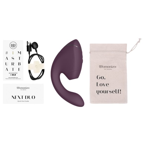 Womanizer Next Duo - 2-i-1 G-punktvibrator (lilla)