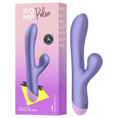   ROMP Pulse - G-punktvibrator med lufttrykk-klitorisstimulator (lilla)