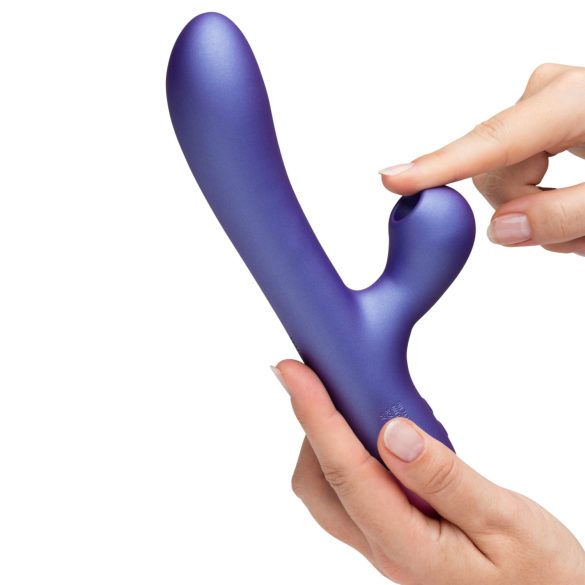 ROMP Pulse - G-punktvibrator med lufttrykk-klitorisstimulator (lilla)