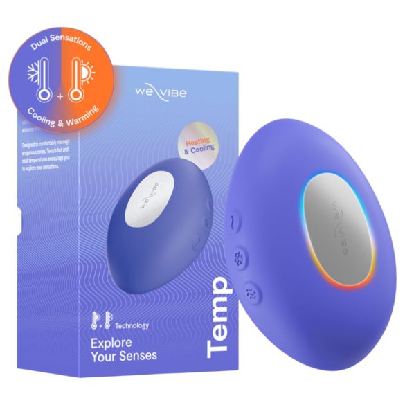 We-Vibe Temp - kjøl-varme klitorisstimulator vibrator (blå)