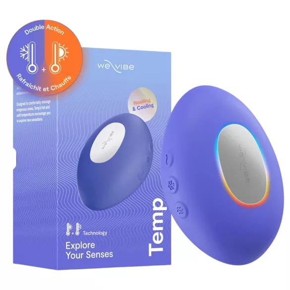 We‑Vibe Temp - kjølende/varmende klitorisvibrator (blå)