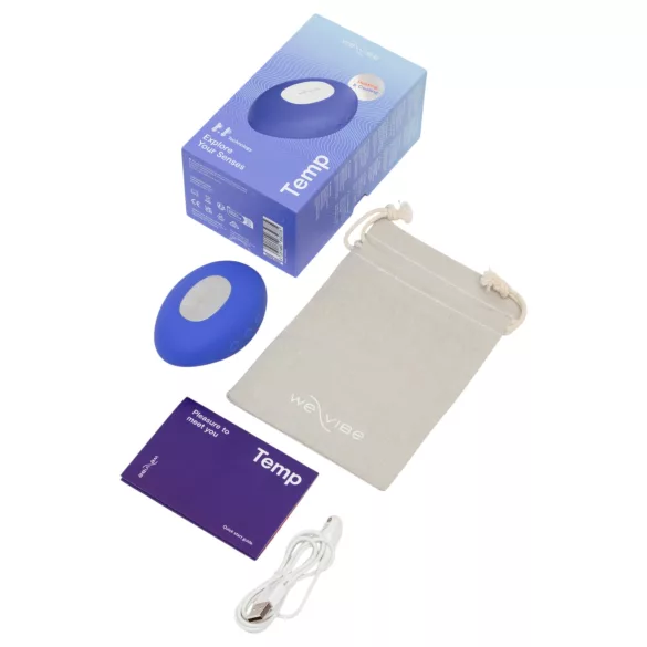 We‑Vibe Temp - kjølende/varmende klitorisvibrator (blå)
