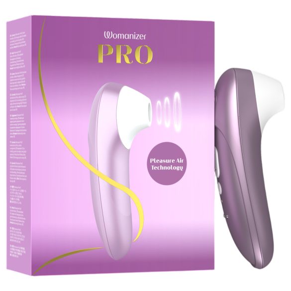 Womanizer Pro - luftbølge klitorisstimulator (lilla)